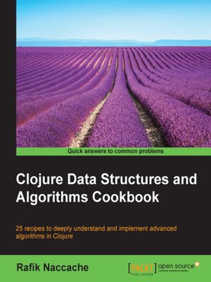 cover image of Clojure Data Structures and Algorithms Cookbook